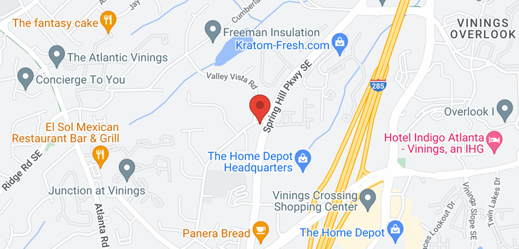 map of 2225 Spring Hill Road